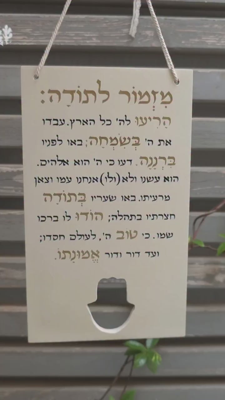 תצוגת הסרטון: זה ישב לי בראש חודשים והיוםםם סוף סוף יצא לאור: מזמור לתודה על בטון
