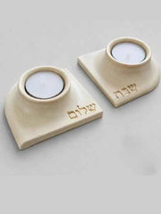 תבנית סיליקון - פמוטים שטוחים - שבת שלום - תבניות יואדיקה 
