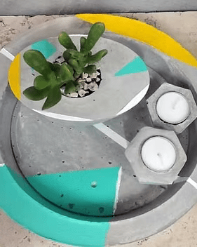 סדנת עיצוב מסגרות עץ ועציצי בטון לארגונים - גרייש