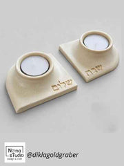 תבנית סיליקון - פמוטים שטוחים - שבת שלום