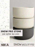 SNOW PRO STONE -בטון שלג פולימרי עם אפקט אבן