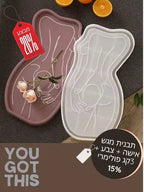מארז יצירה ליום האישה  – מגש אישה, ובטון ל9-10 יציקות