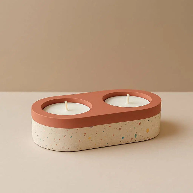 TERRAZZO צבעוני נרות שבת