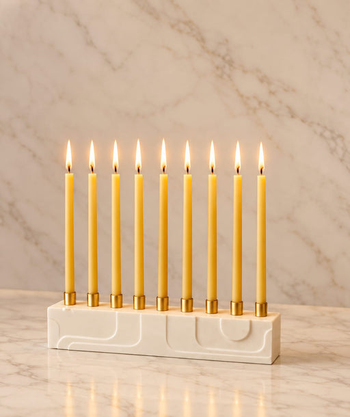 ערכה להכנת חנוכיה מבטון פולימרי