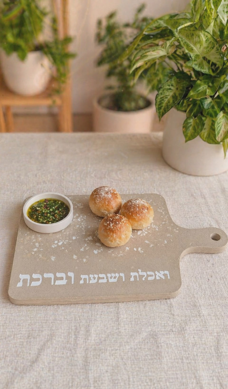 תבנית מגש לבטון פולימרי עם ידית 